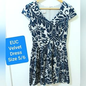 EUC - Roberta Tailored Velvet Dress